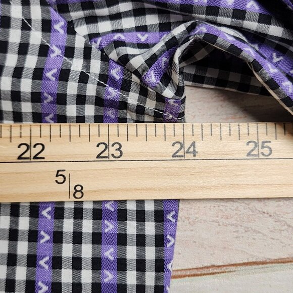 Robert Graham Mens Classic Fit Checkered Long Sleeve Shirt Large - Picture 12 of 13